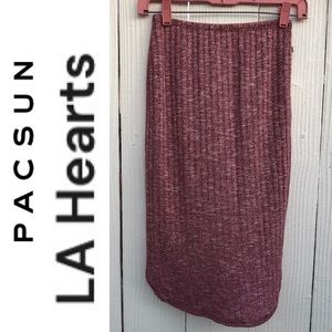 PacSun LA Hearts Soft Texture Knit Skirt